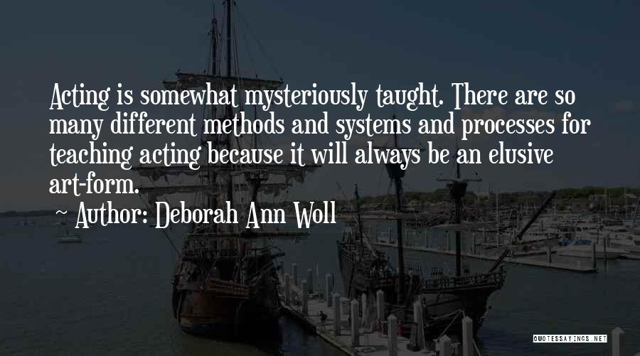 Art Teaching Quotes By Deborah Ann Woll