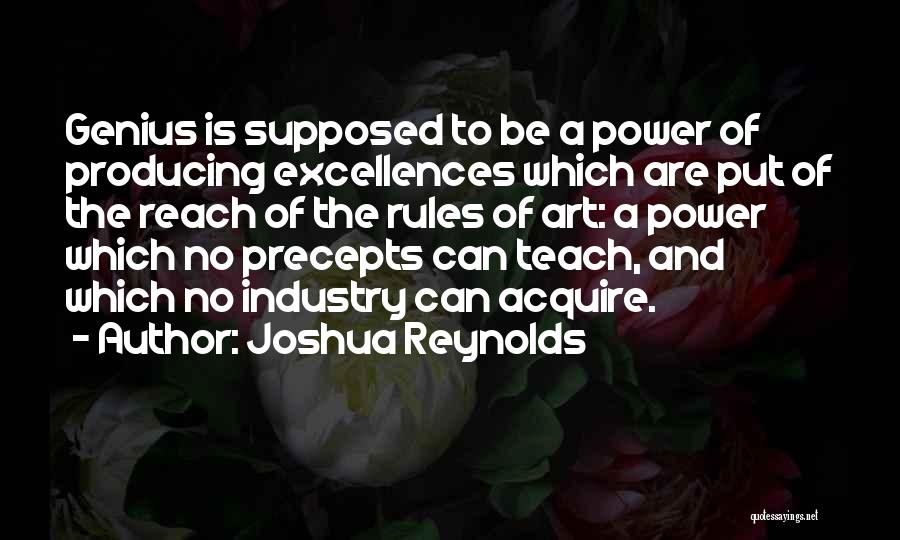 Art Teaching Quotes By Joshua Reynolds