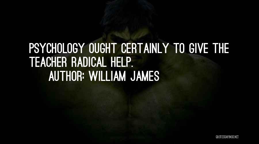 Art Teaching Quotes By William James