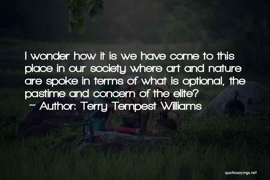 Art Williams Quotes By Terry Tempest Williams