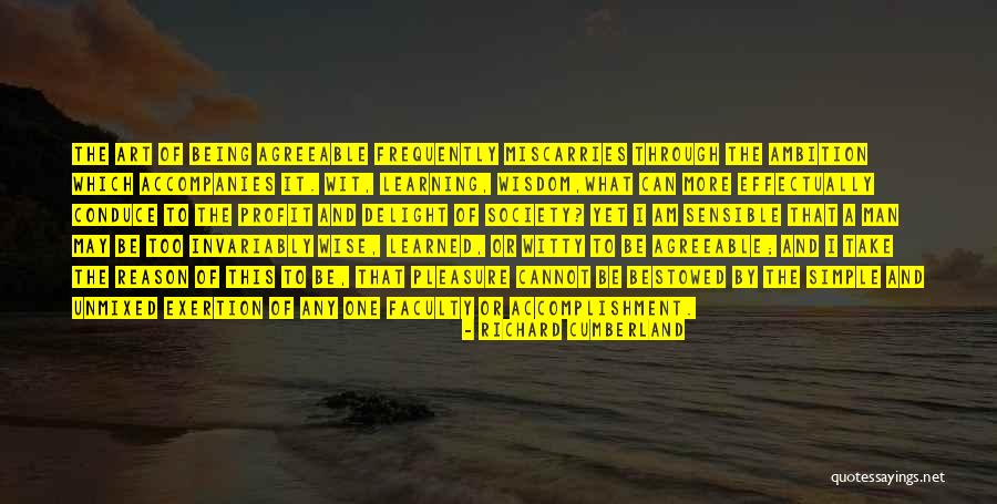 Art Wise Quotes By Richard Cumberland Art Wise Quotes By Richard Cumberland