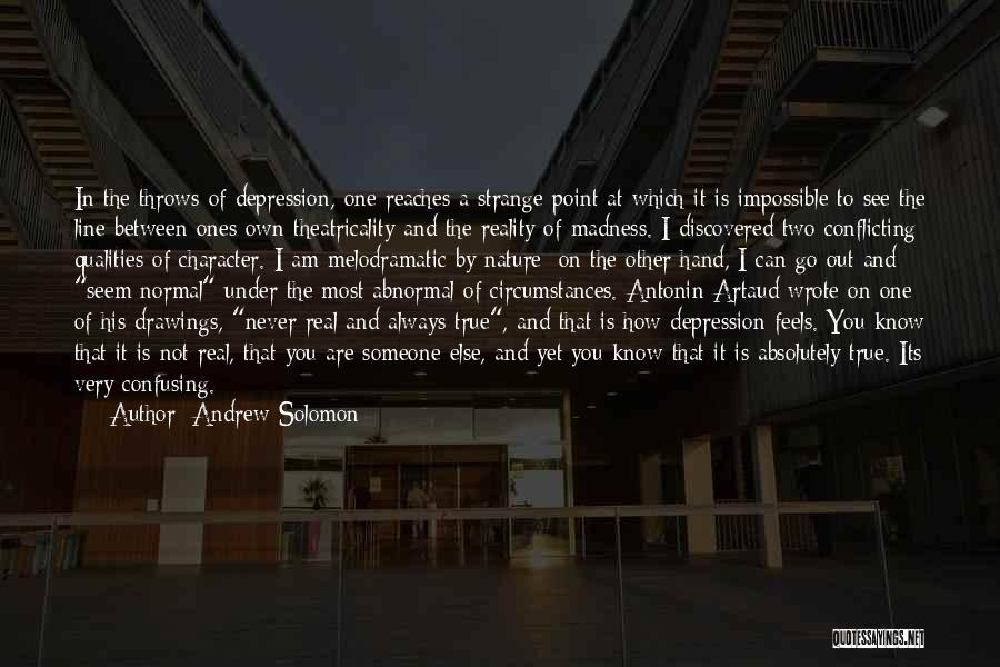 Artaud Quotes By Andrew Solomon