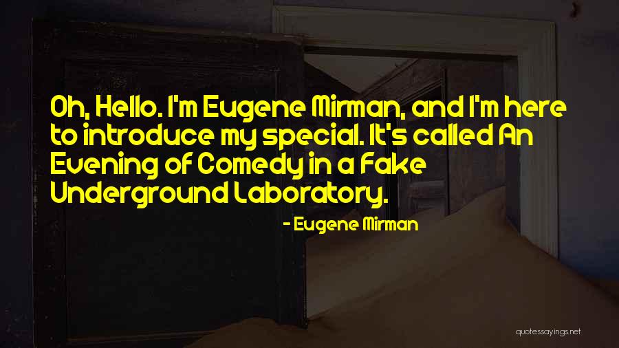 Artest Quotes By Eugene Mirman Artest Quotes By Eugene Mirman