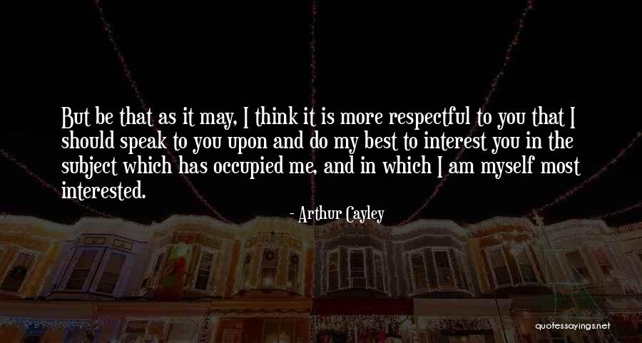 Arthur Cayley Quotes 187495