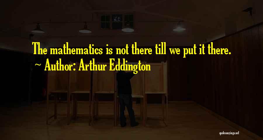 Arthur Eddington Quotes 127257