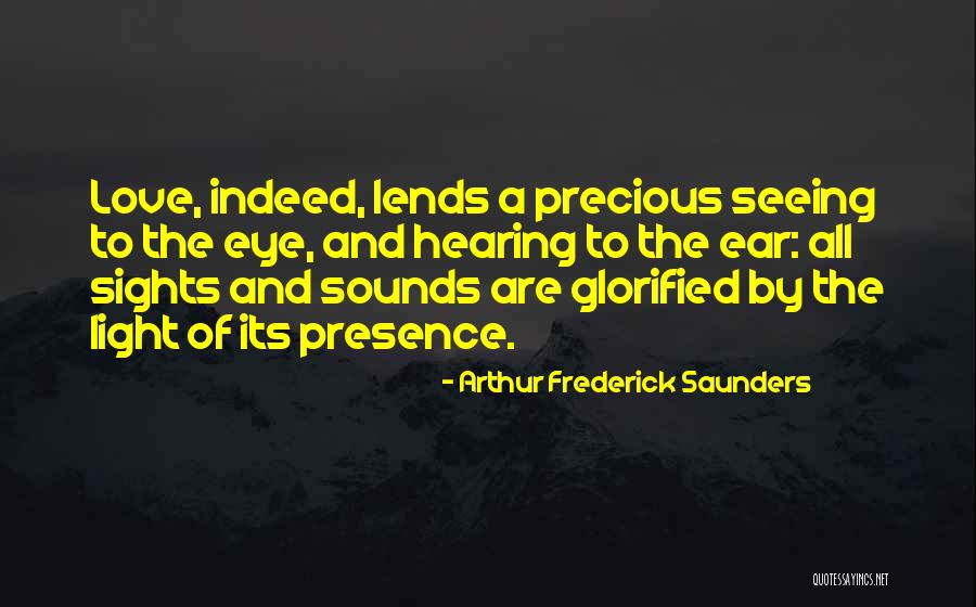 Arthur Frederick Saunders Quotes 705796