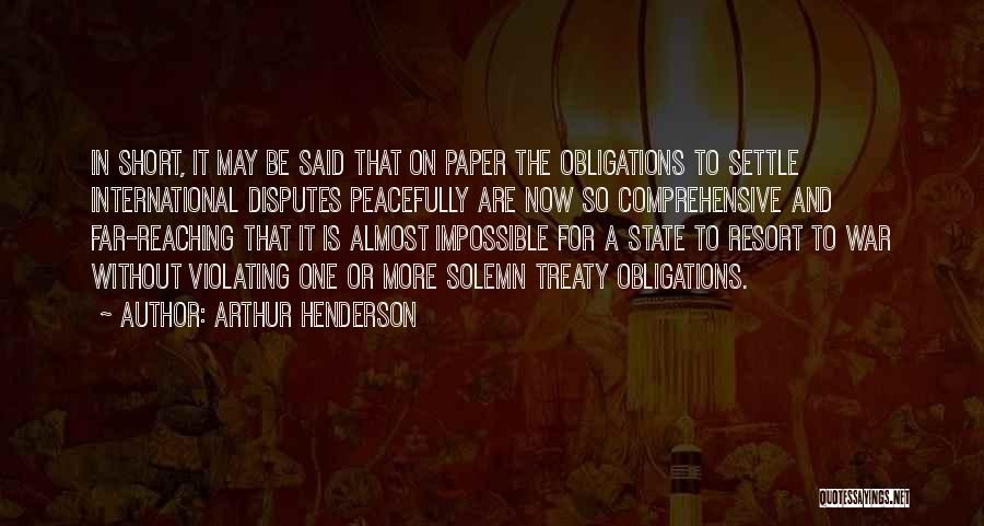 Arthur Henderson Quotes 1503413