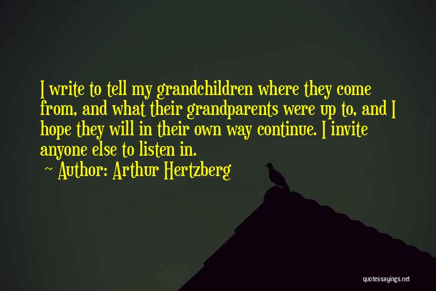 Arthur Hertzberg Quotes 683544