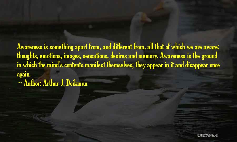 Arthur J. Deikman Quotes 1141033