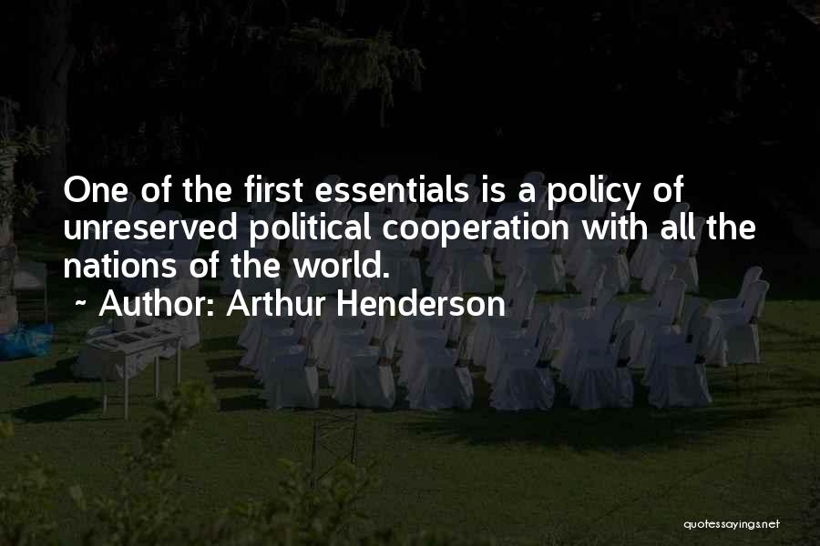 Arthur Quotes By Arthur Henderson