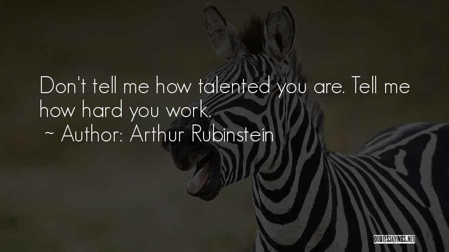 Arthur Rubinstein Quotes 980587