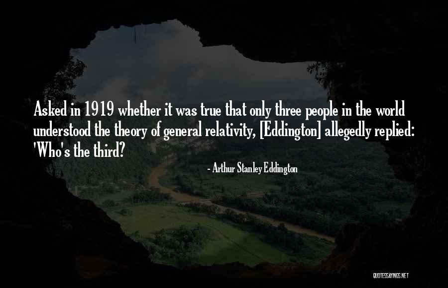 Arthur Stanley Eddington Quotes 211418