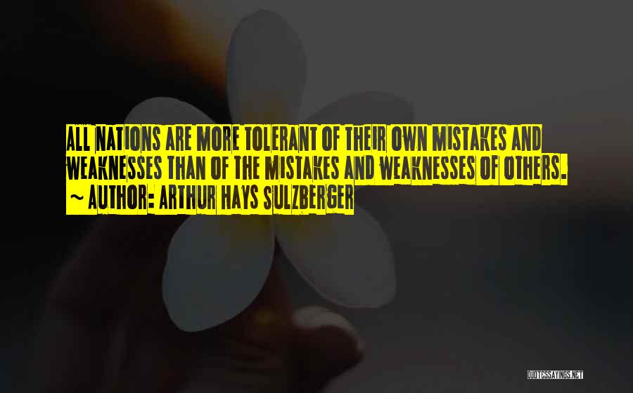 Arthur Sulzberger Quotes By Arthur Hays Sulzberger