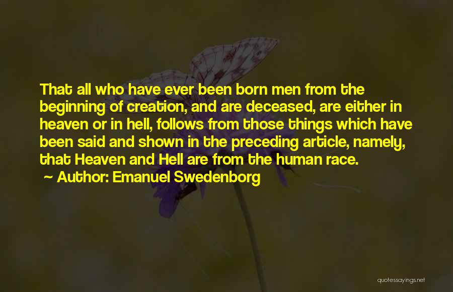 Article Quotes By Emanuel Swedenborg