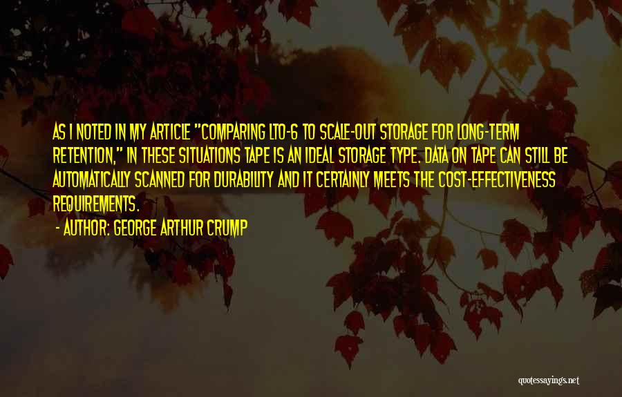 Article Quotes By George Arthur Crump