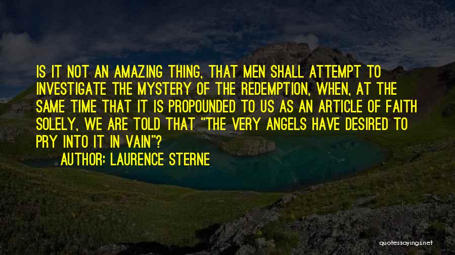 Article Quotes By Laurence Sterne