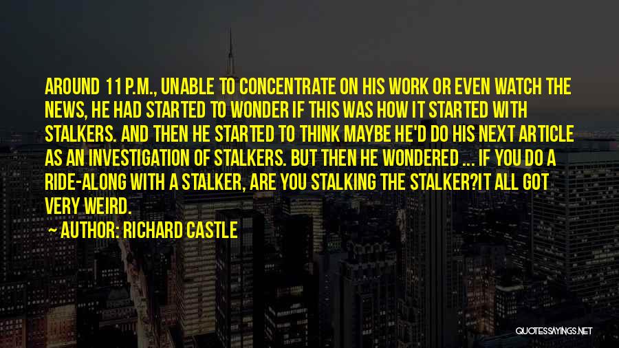 Article Quotes By Richard Castle