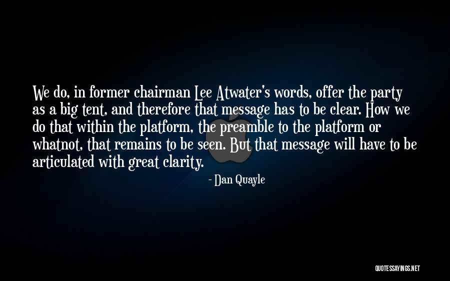 Articulated Quotes By Dan Quayle Articulated Quotes By Dan Quayle