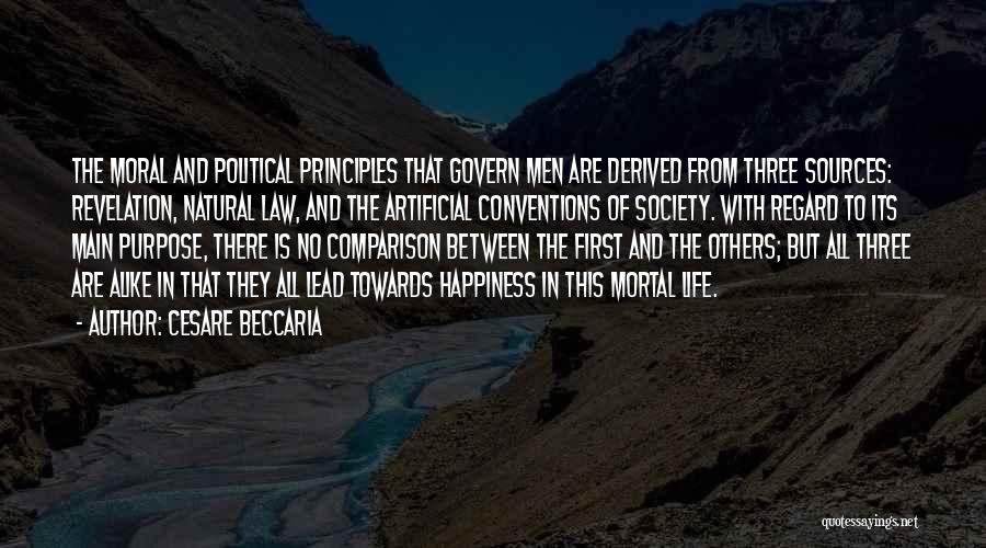 Artificial Happiness Quotes By Cesare Beccaria