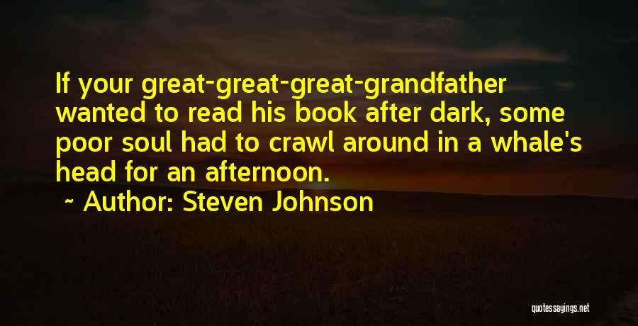 Artificial Light Quotes By Steven Johnson