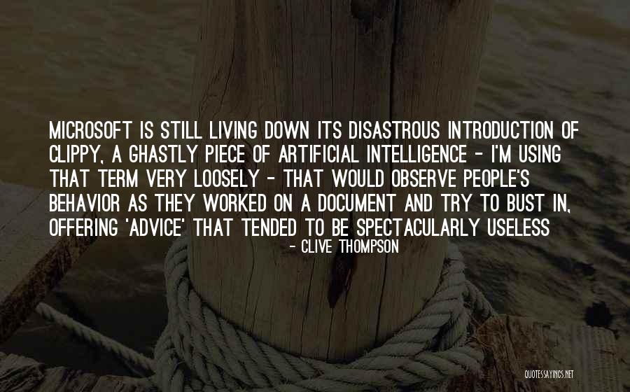 Artificial People Quotes By Clive Thompson Artificial People Quotes By Clive Thompson