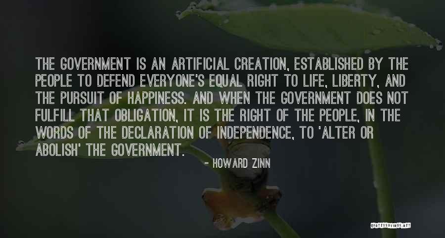 Artificial People Quotes By Howard Zinn Artificial People Quotes By Howard Zinn