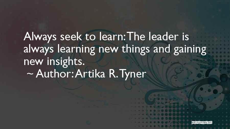 Artika R. Tyner Quotes 412147