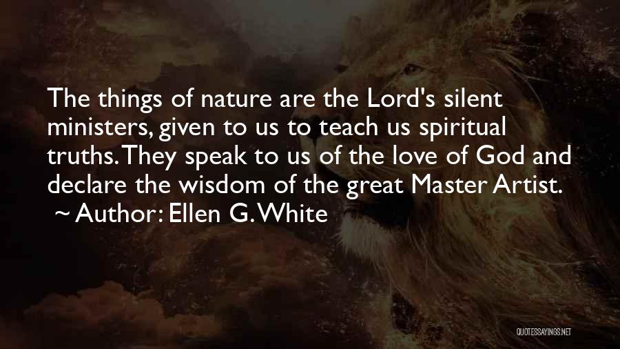 Artist And God Quotes By Ellen G. White