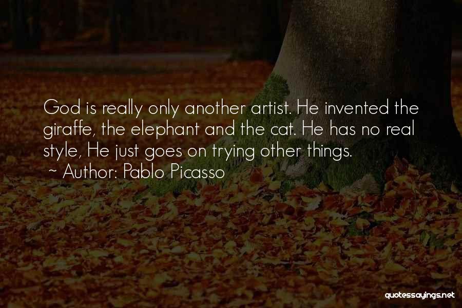 Artist And God Quotes By Pablo Picasso