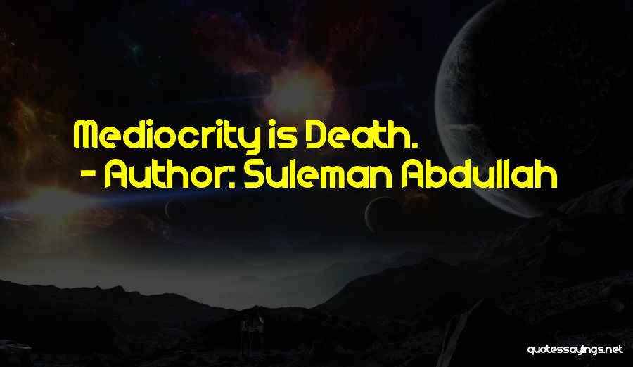 Artist Life Quotes By Suleman Abdullah