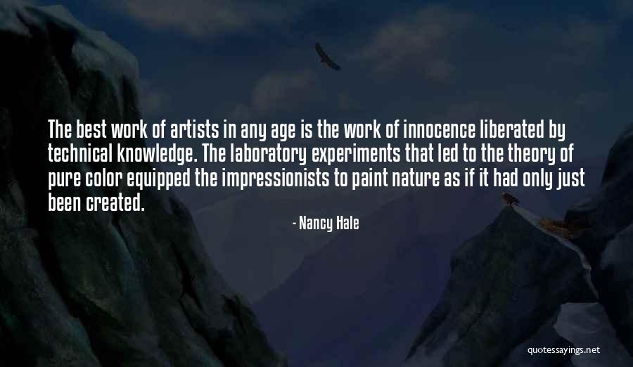 Artist Of Color Quotes By Nancy Hale Artist Of Color Quotes By Nancy Hale