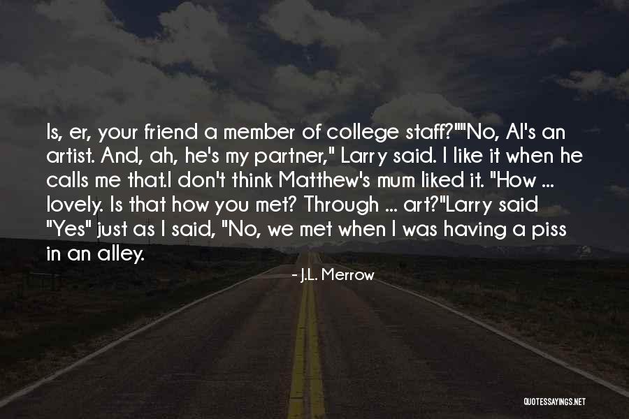 Artist Of Quotes By J.L. Merrow Artist Of Quotes By J.L. Merrow