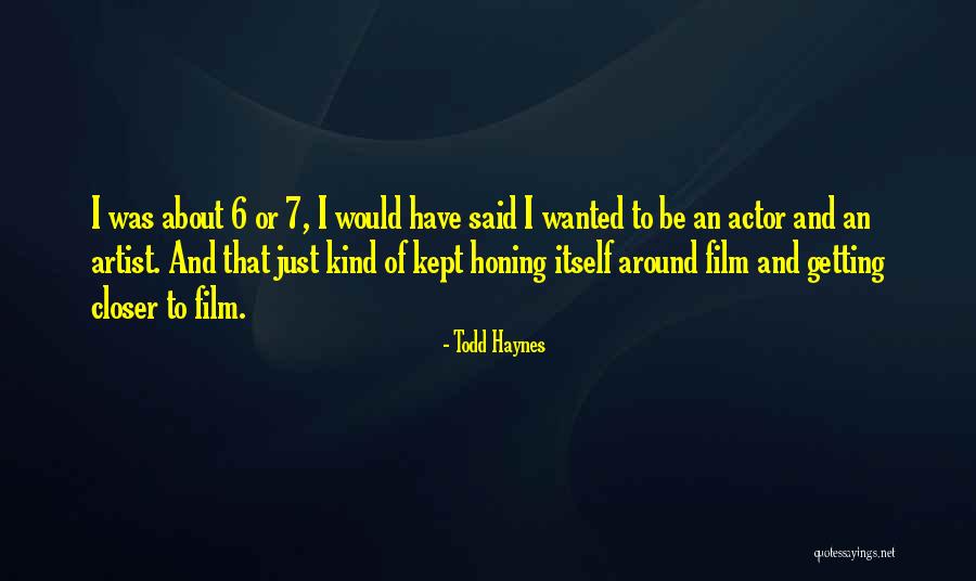 Artist Of Quotes By Todd Haynes Artist Of Quotes By Todd Haynes