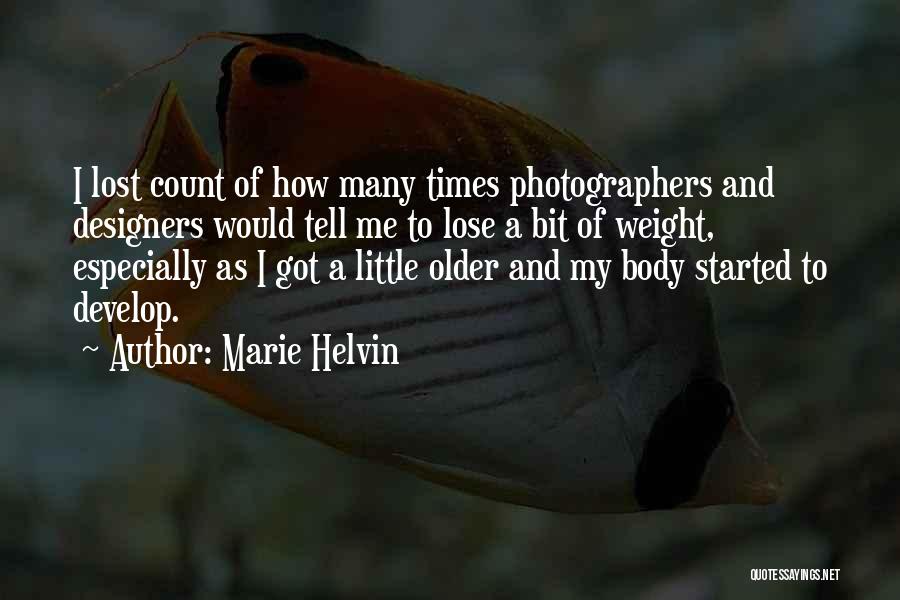 Artistic Edge Quotes By Marie Helvin