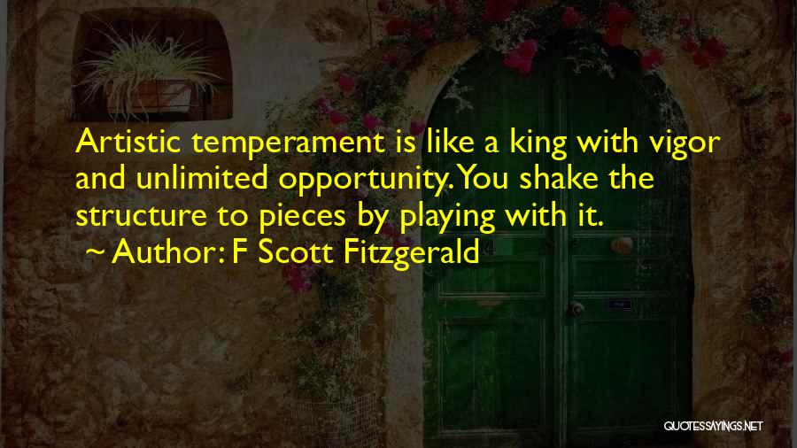 Artistic Inspiration Quotes By F Scott Fitzgerald