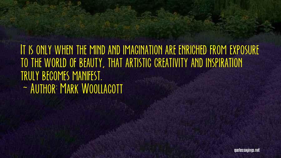 Artistic Inspiration Quotes By Mark Woollacott