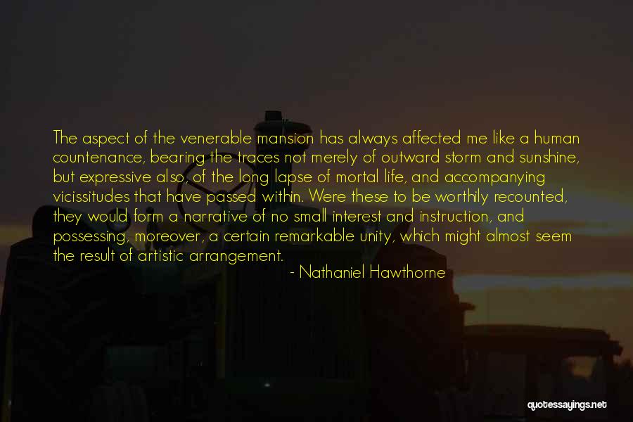 Artistic Life Quotes By Nathaniel Hawthorne Artistic Life Quotes By Nathaniel Hawthorne