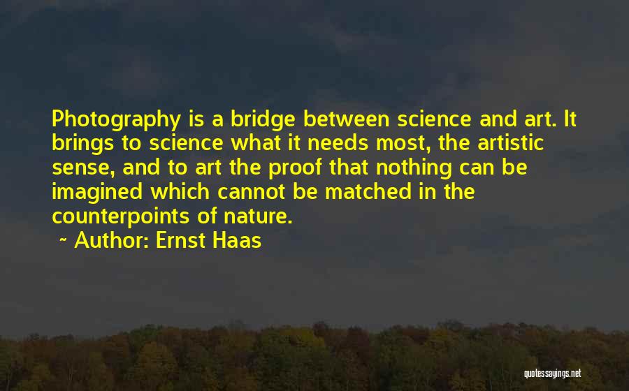 Artistic Photography Quotes By Ernst Haas