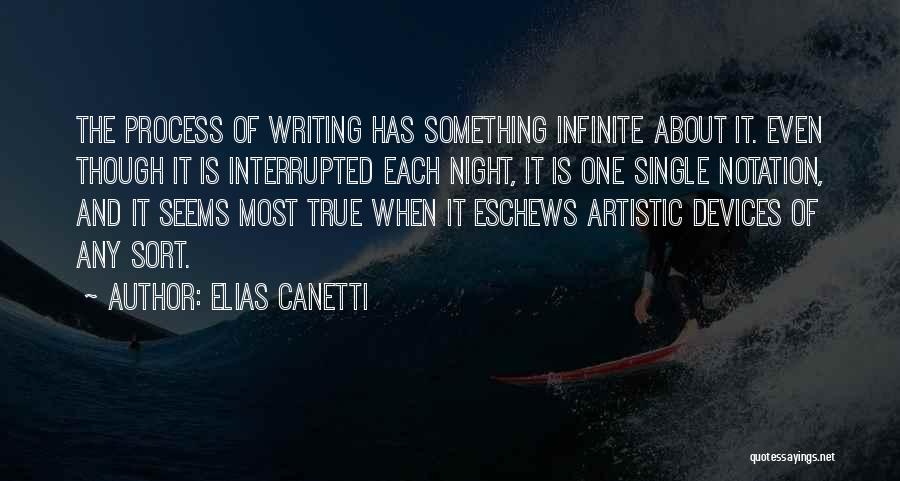 Artistic Process Quotes By Elias Canetti