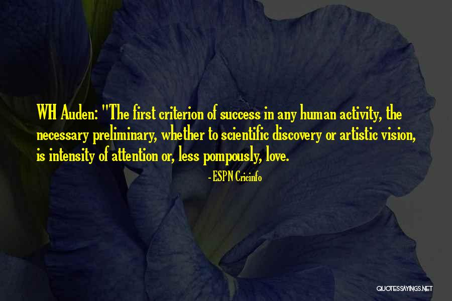 Artistic Success Quotes By ESPN Cricinfo Artistic Success Quotes By ESPN Cricinfo
