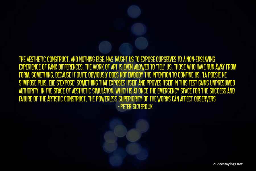 Artistic Success Quotes By Peter Sloterdijk Artistic Success Quotes By Peter Sloterdijk