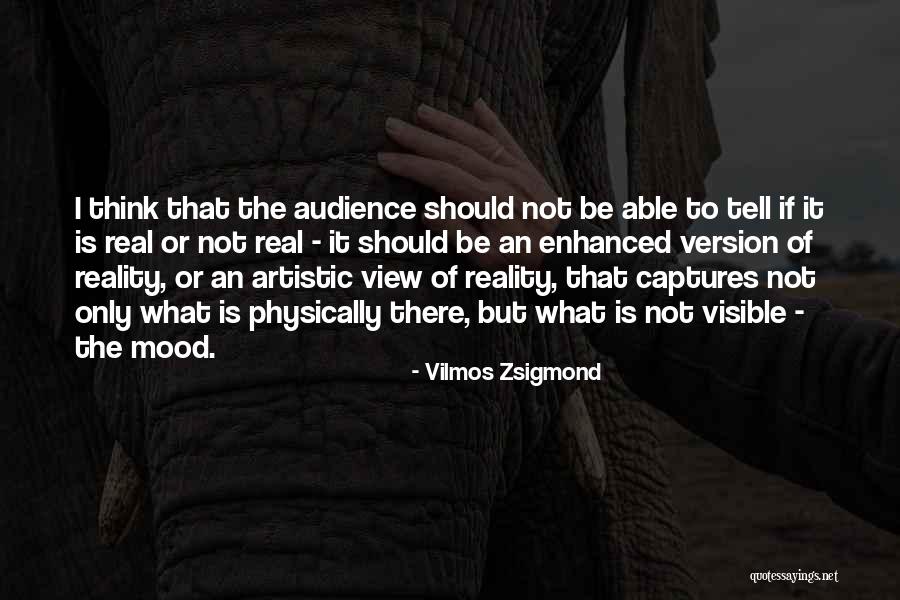 Artistic Thinking Quotes By Vilmos Zsigmond Artistic Thinking Quotes By Vilmos Zsigmond