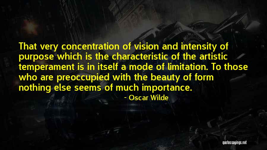 Artistic Vision Quotes By Oscar Wilde