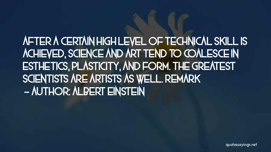 Artists And Art Quotes By Albert Einstein