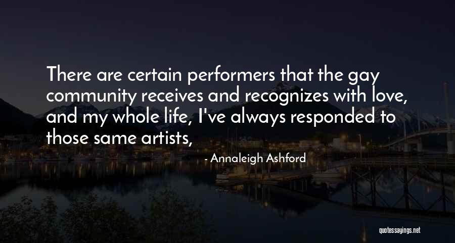 Artists And Life Quotes By Annaleigh Ashford Artists And Life Quotes By Annaleigh Ashford
