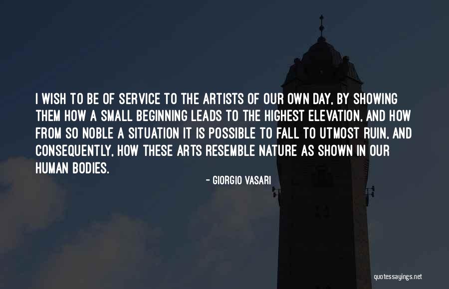 Artists And Nature Quotes By Giorgio Vasari