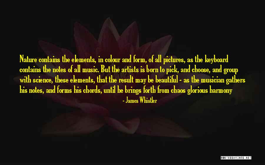 Artists And Nature Quotes By James Whistler