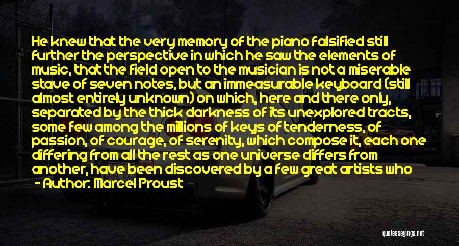 Artists And Passion Quotes By Marcel Proust