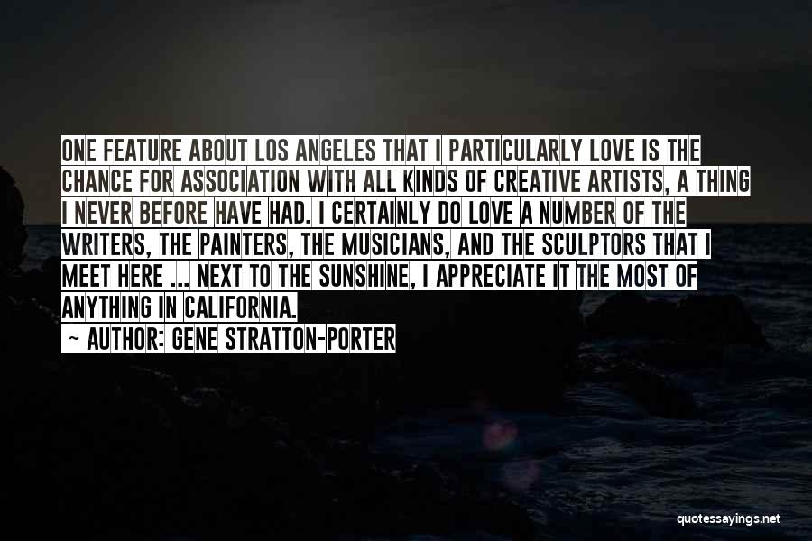 Artists And Writers Quotes By Gene Stratton-Porter