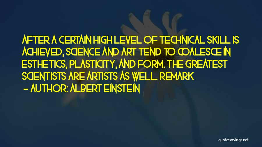 Artists Quotes By Albert Einstein